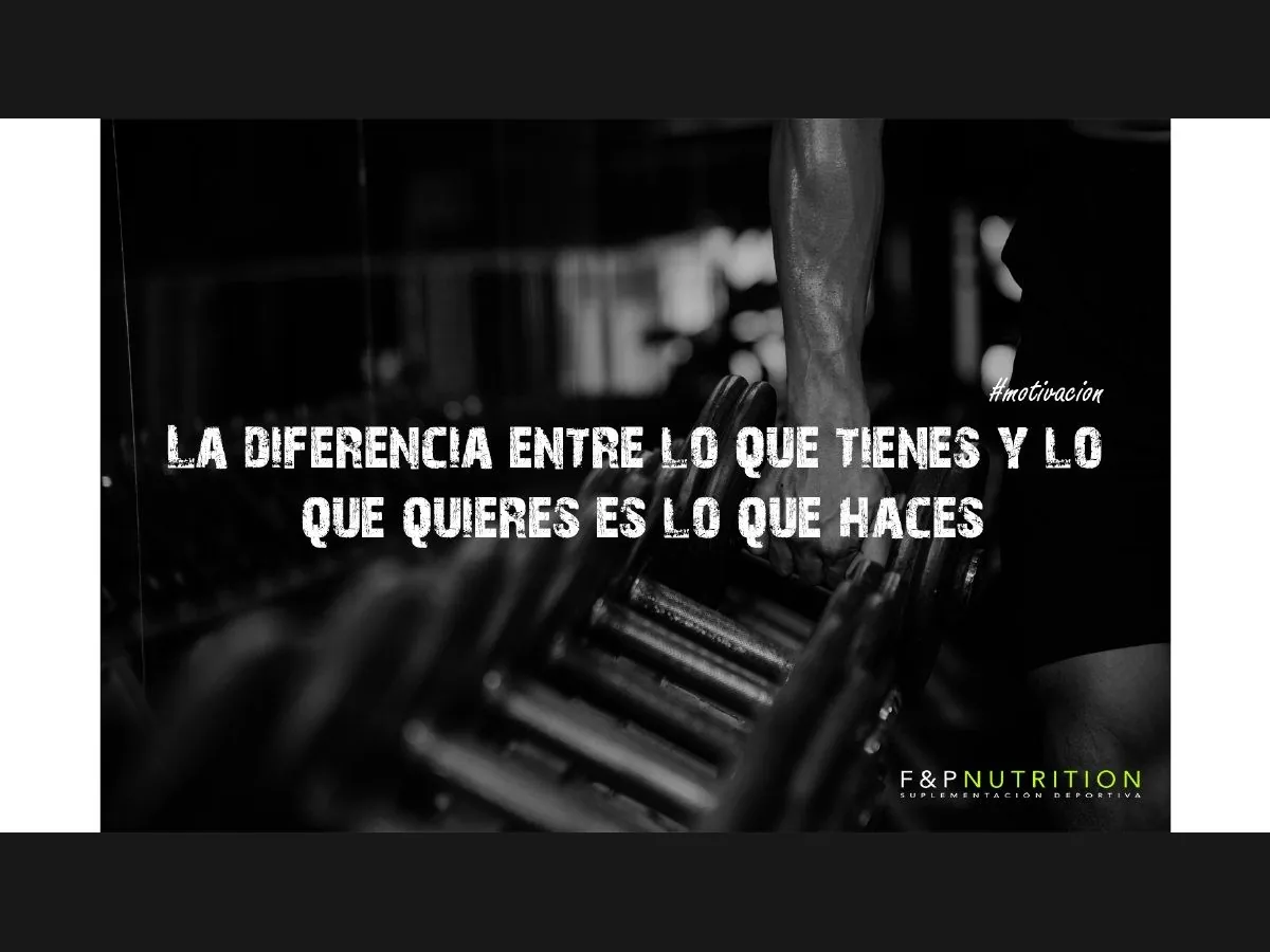 Mensaje motivacional de la marca